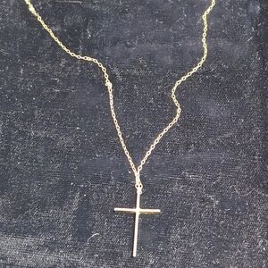 Elegant Gold Cross Necklace